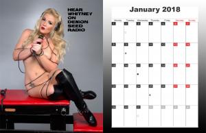 www.misswhitneymorgan.com - Miss Whitney Morgan January 2018 Desktop Calendar thumbnail